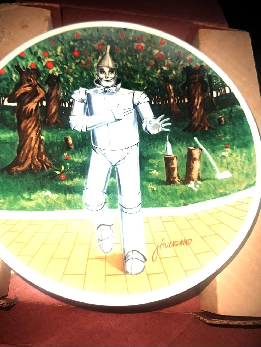 Knowles White and Cream Collectible Porcelain Plate